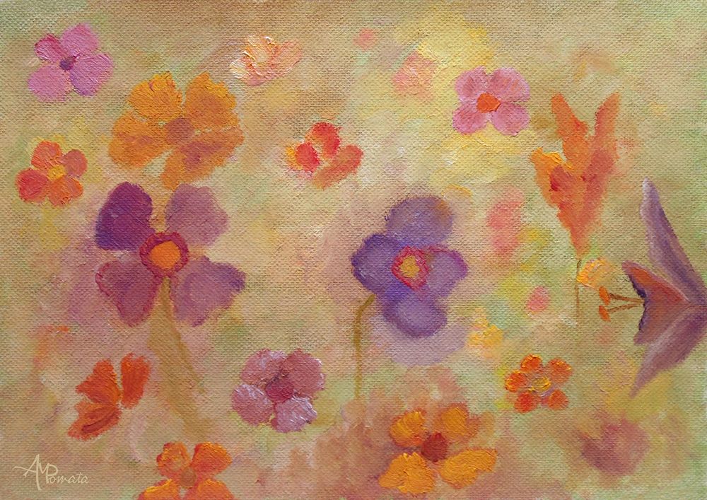 Flowers In the Sand art print by Angeles M. Pomata for $57.95 CAD