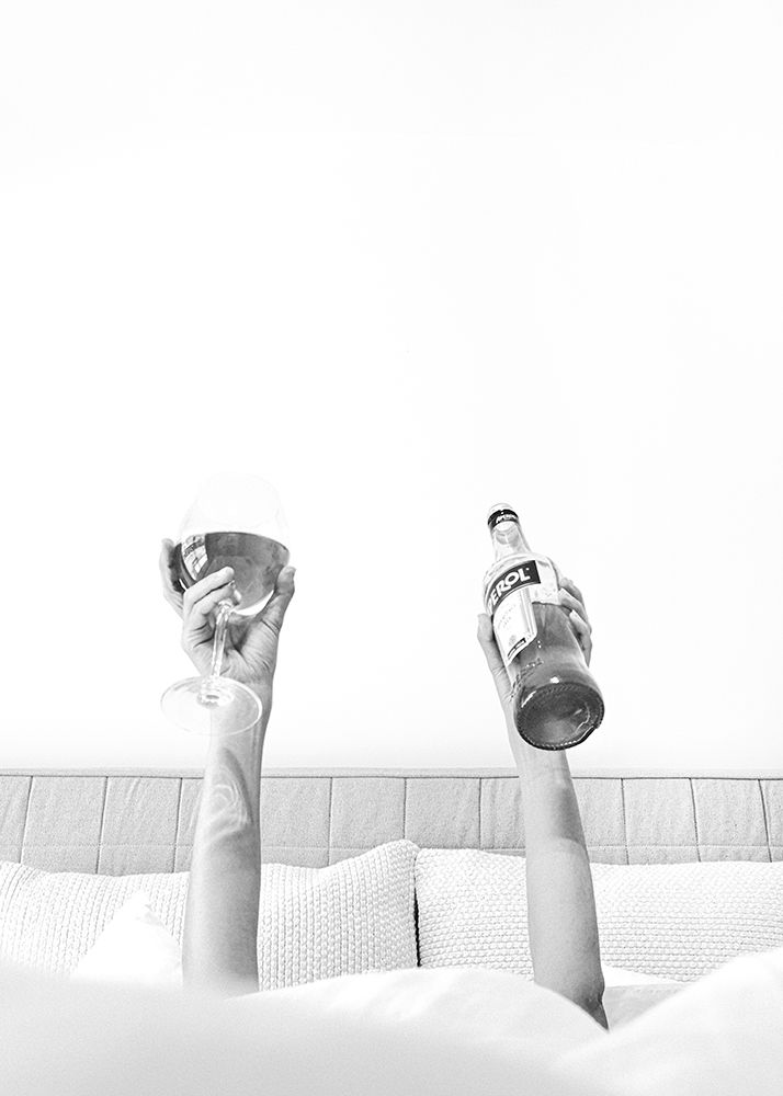 Aperol In Bed Grainy art print by Pictufy Studio III for $57.95 CAD
