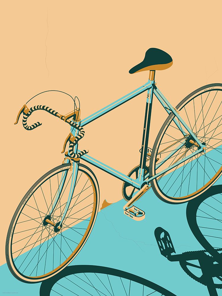 Isometric Bicycle art print by Wyatt 9 for $57.95 CAD