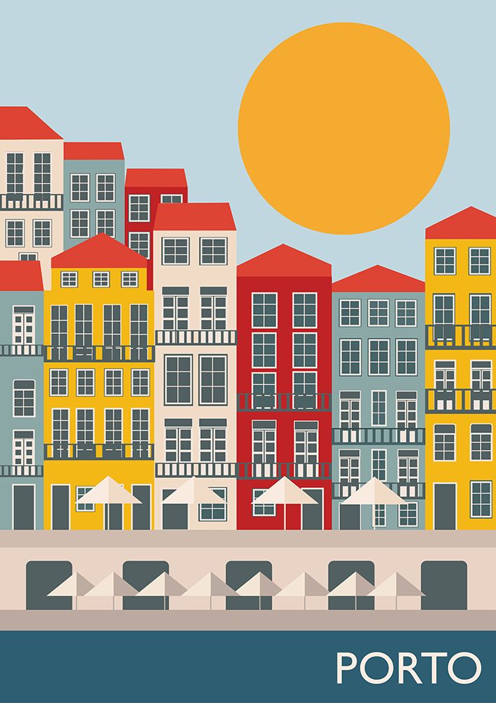 Porto art print by Gail Myerscough for $57.95 CAD