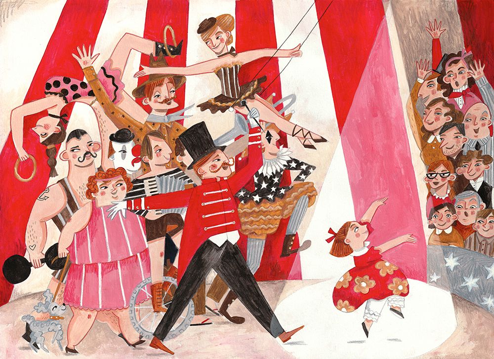 Circus In The City art print by Caroline Bonne Muller for $57.95 CAD