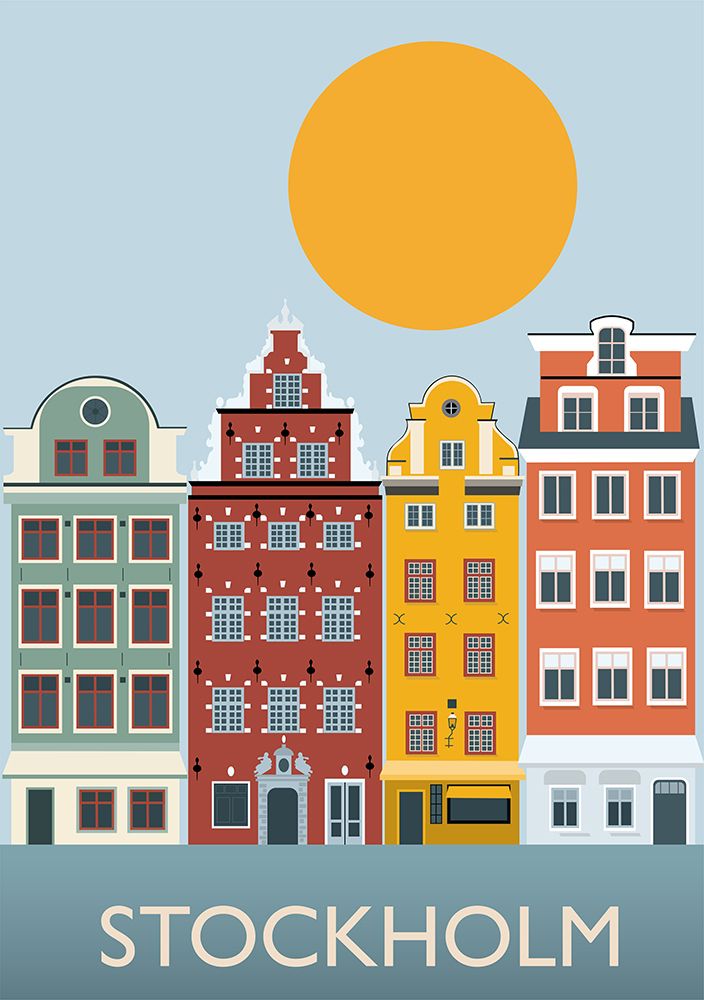 Stockholm art print by Gail Myerscough for $57.95 CAD