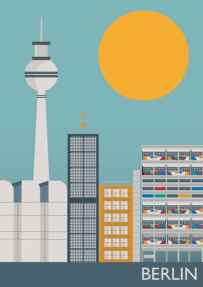 Berlin art print by Gail Myerscough for $57.95 CAD