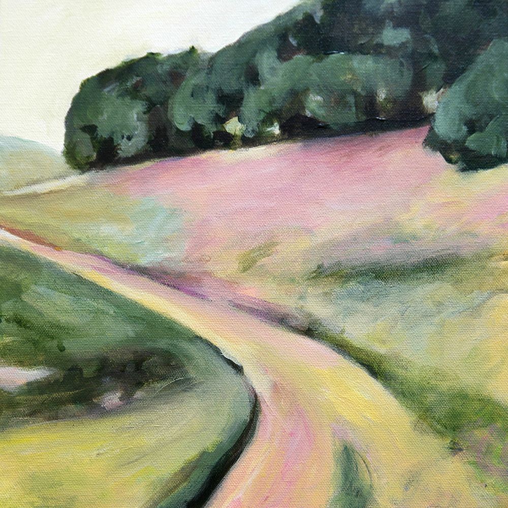 Pink Hills of Ca art print by Claire Whitehead for $57.95 CAD