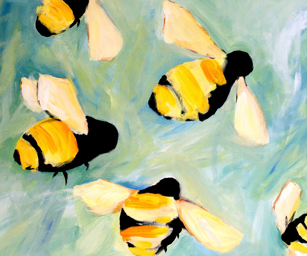 Bees art print by Claire Whitehead for $57.95 CAD