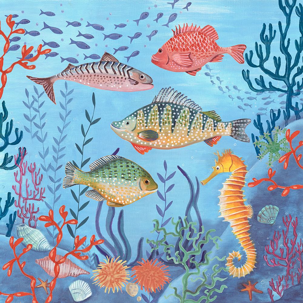 Ocean life art print by Caroline Bonne Muller for $57.95 CAD