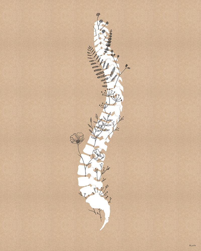 Spine art print by Amanda Leon for $57.95 CAD