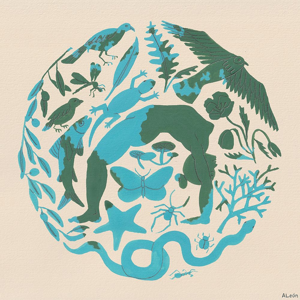 Earth art print by Amanda Leon for $57.95 CAD