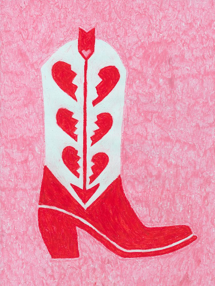 Heartbreak Heels art print by Anyone Can Yeehaw for $57.95 CAD