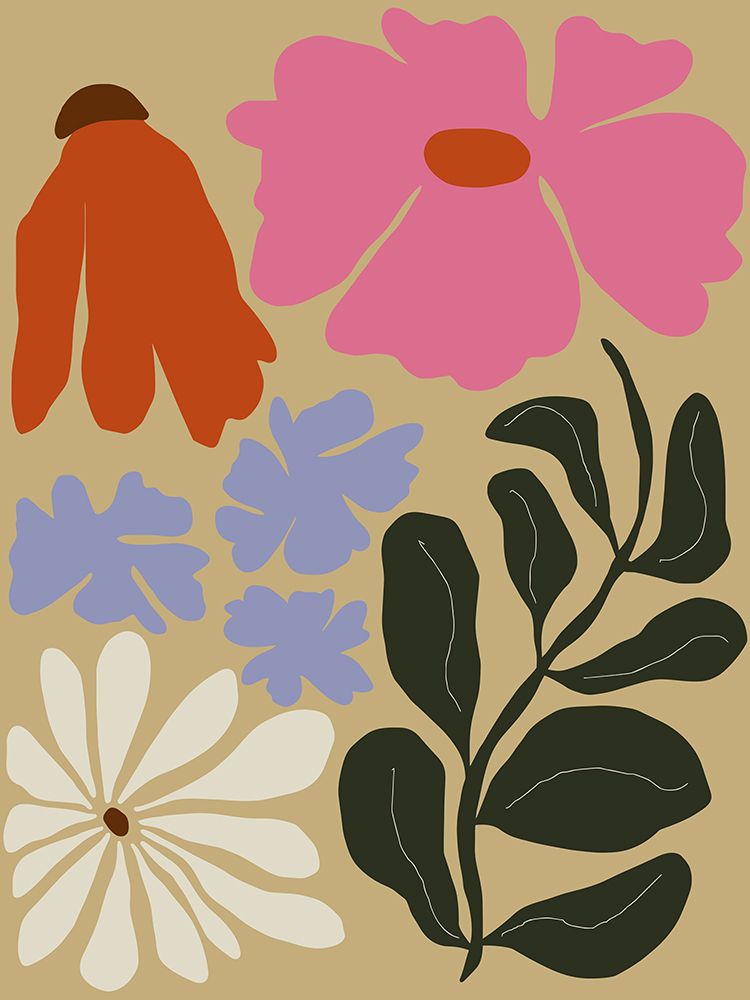 Bold_Matisse floral art print by Miho Art Studio for $57.95 CAD