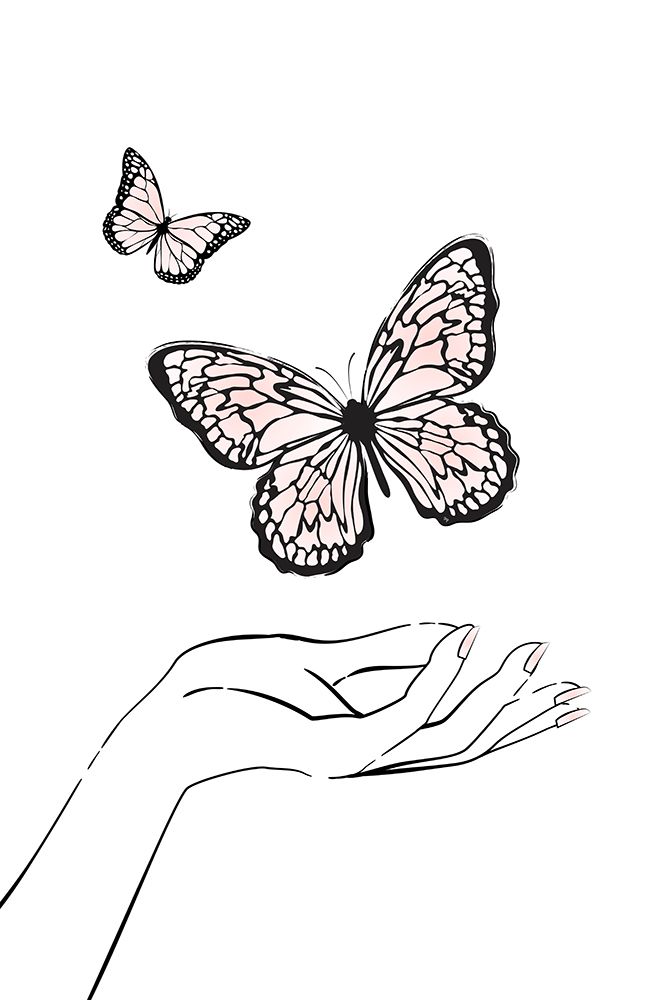 Holding Butterflies art print by Martina for $57.95 CAD