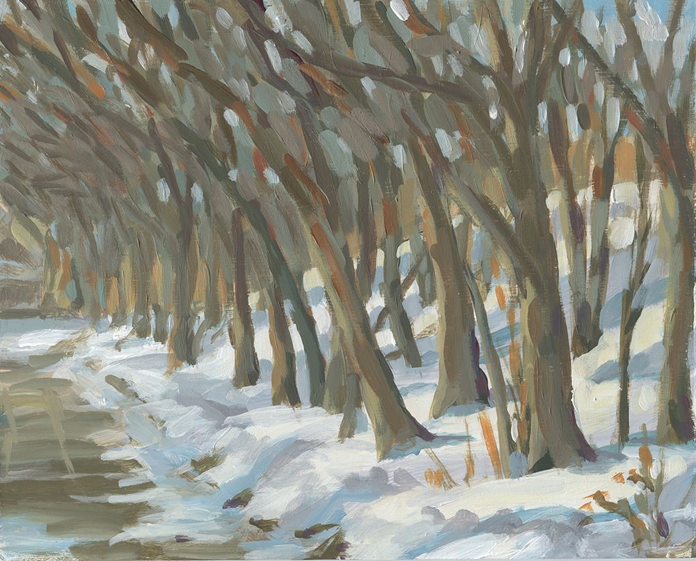 Winter Trees art print by Carrie Arnold for $57.95 CAD