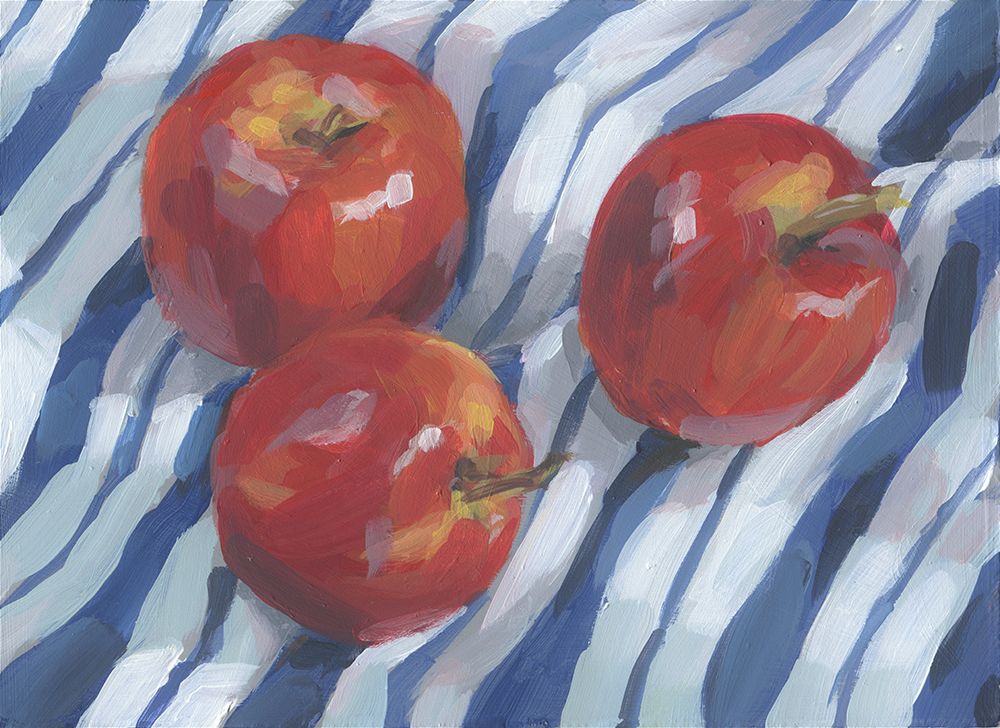 Three Red Apples art print by Carrie Arnold for $57.95 CAD