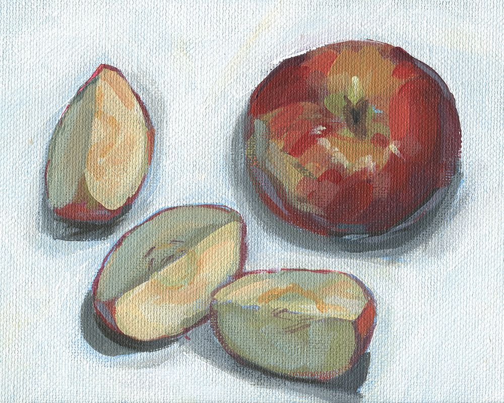 Sliced Apple 8x10 art print by Carrie Arnold for $57.95 CAD