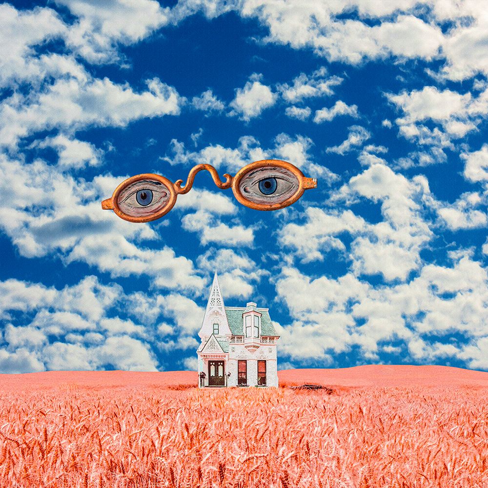Floating Glasses art print by Cosmozach for $57.95 CAD