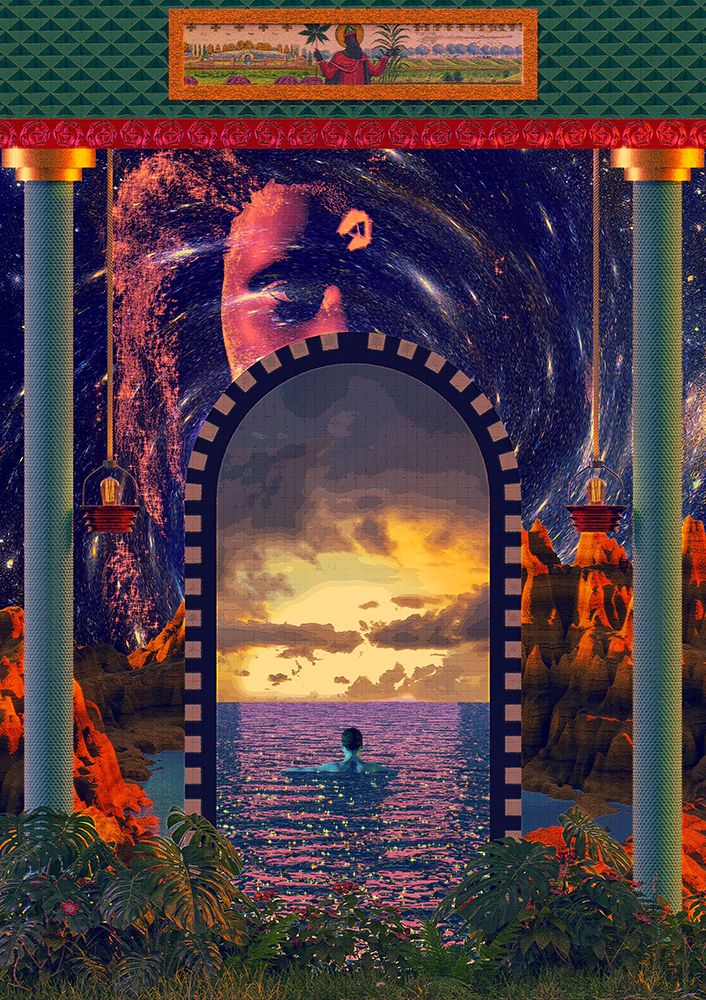Portal To An Ocean art print by Cosmozach for $57.95 CAD