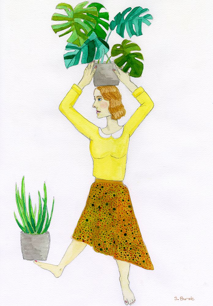 Plant Mum art print by Sharyn Bursic for $57.95 CAD