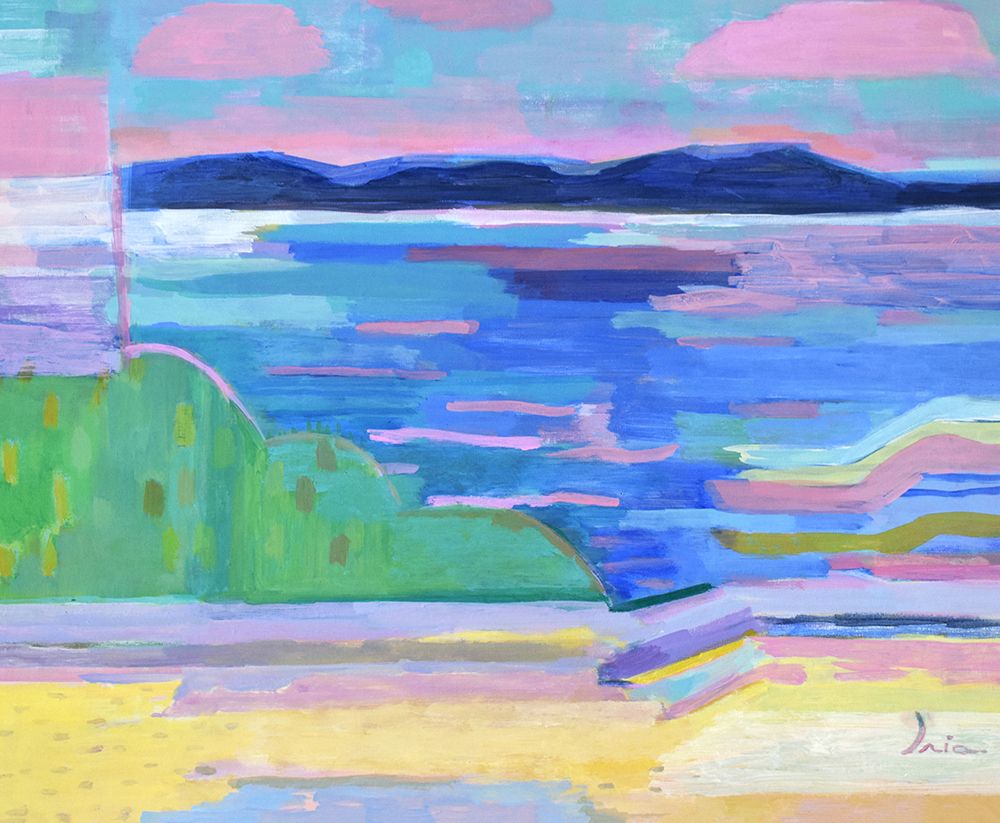 mediterranean sea side Marseille art print by Iria Fernandez for $57.95 CAD