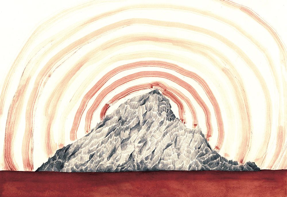Volcano_I art print by Flavia Cuddemi for $57.95 CAD