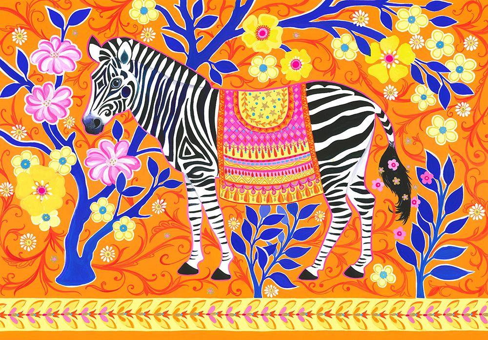 Zebedaios the Zebra art print by Isabelle Brent for $57.95 CAD