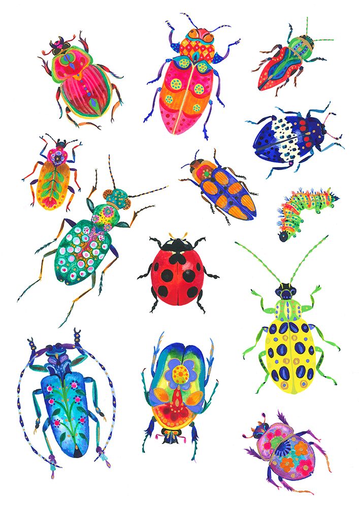 Insects 600 art print by Isabelle Brent for $57.95 CAD
