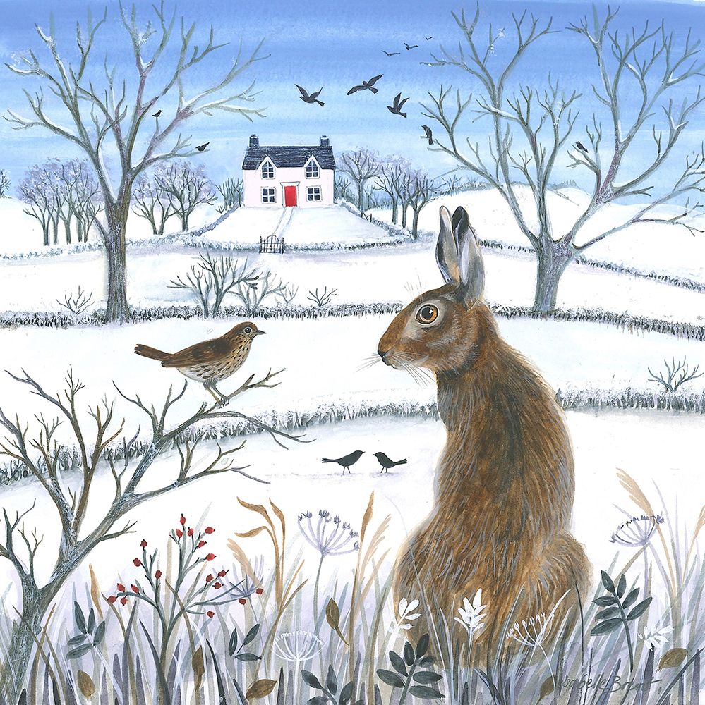 Friends on a Winters Day art print by Isabelle Brent for $57.95 CAD