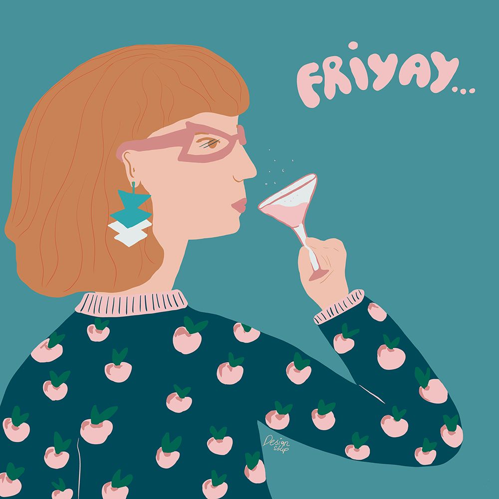 Friyay art print by Alix Campbell for $57.95 CAD