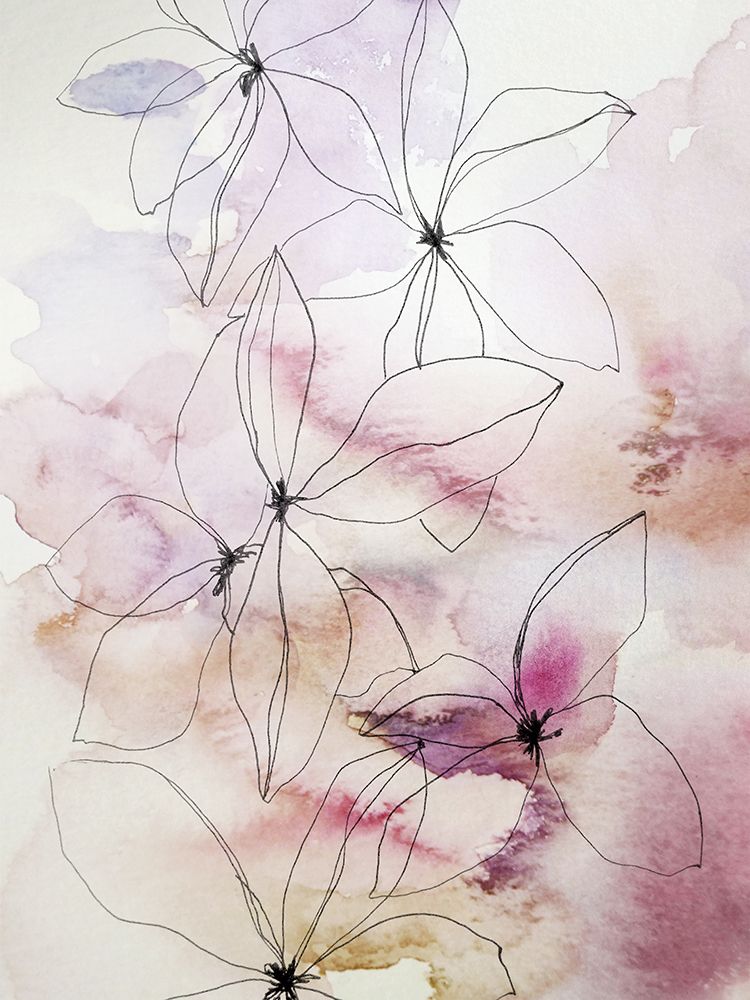 Whisper Petals I art print by Gemma Bardot for $57.95 CAD