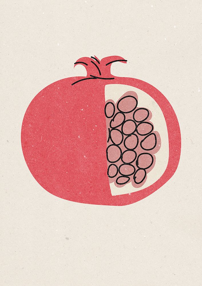 Pomegranate art print by Nktn for $57.95 CAD