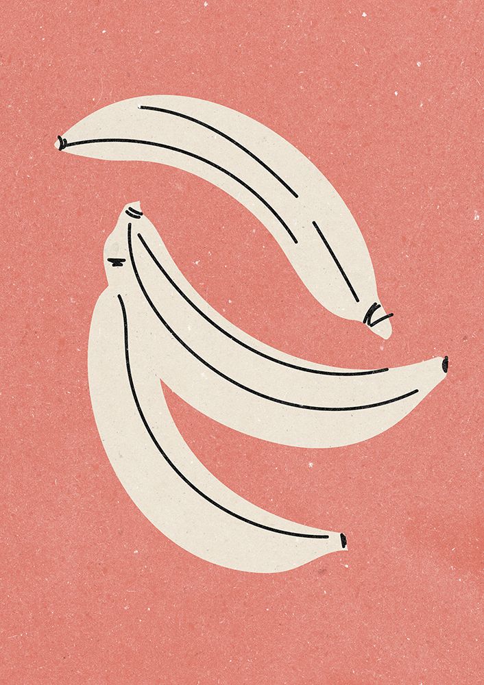 Banana art print by Nktn for $57.95 CAD