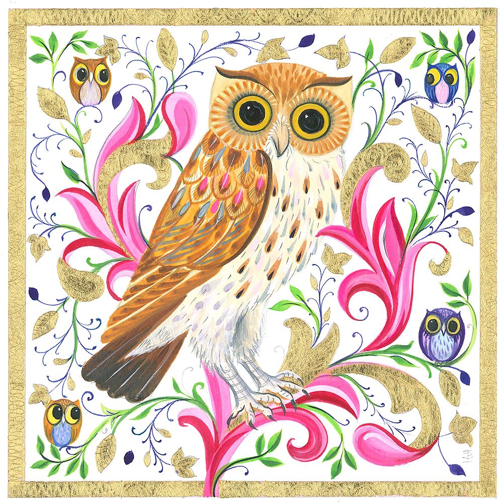 Medieval Owl art print by Isabelle Brent for $57.95 CAD