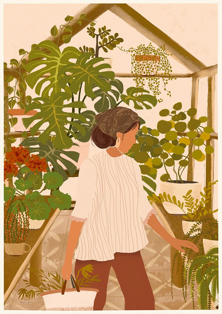 Greenhouse art print by Andi Bell Art for $57.95 CAD
