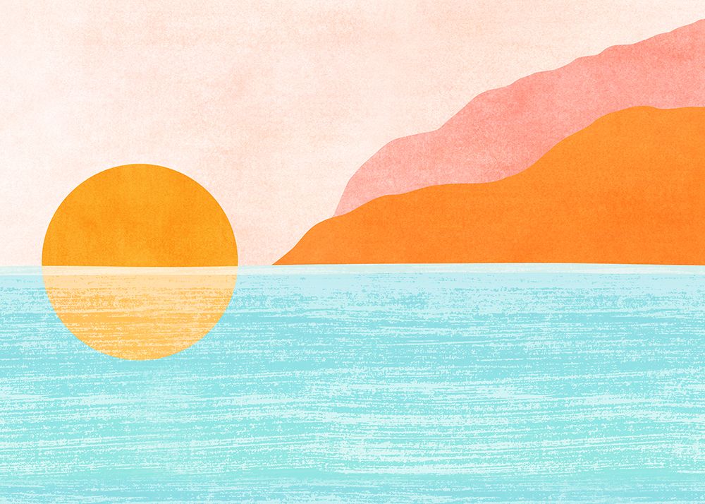 Island Sunset art print by Kristian Gallagher for $57.95 CAD