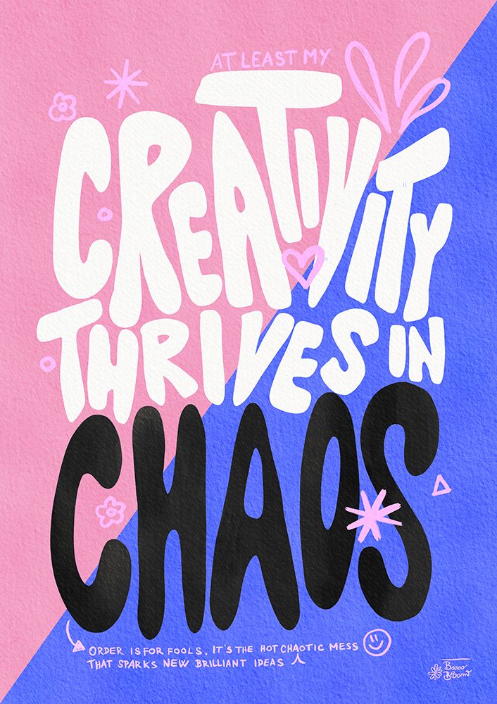 Creative Chaos art print by Baroo Bloom for $57.95 CAD