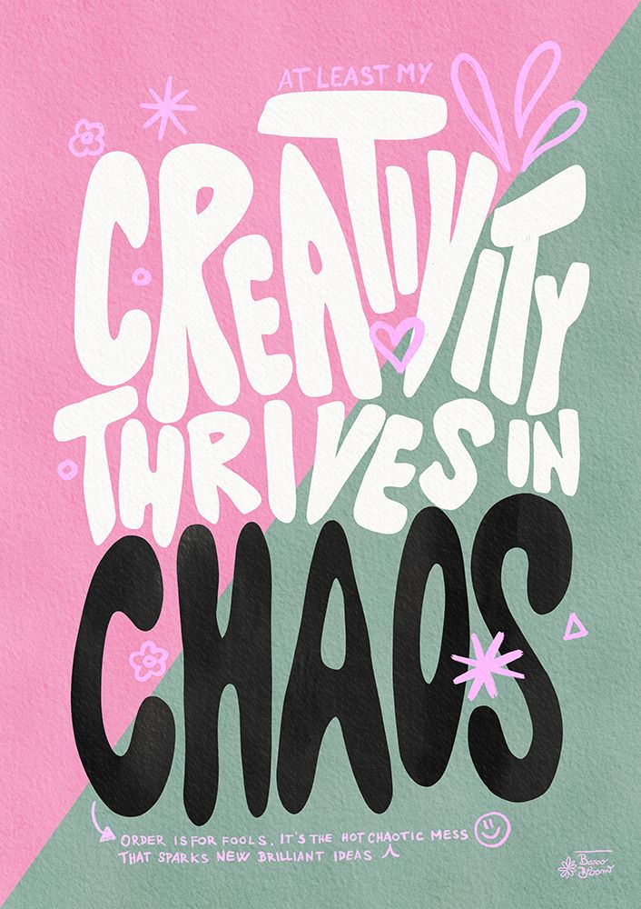 Creative Chaos art print by Baroo Bloom for $57.95 CAD