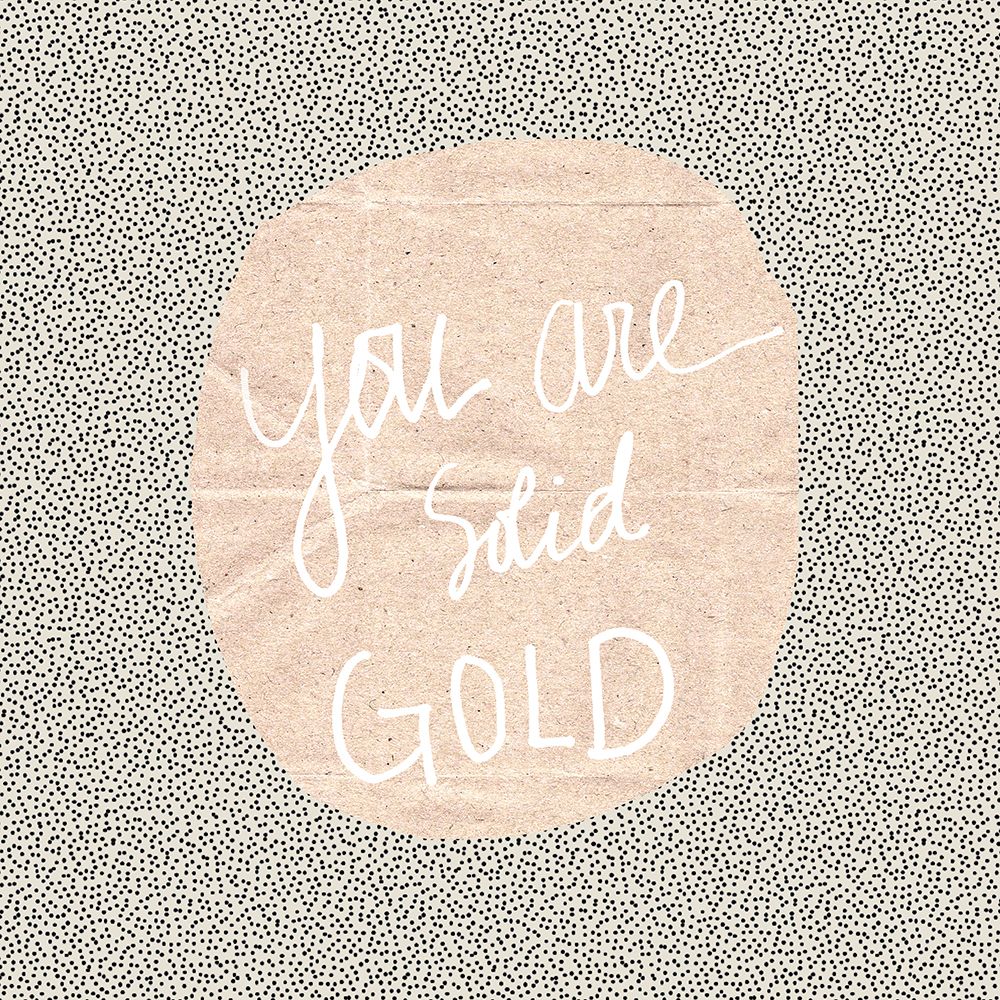 Solid Gold art print by Gemma Bardot for $57.95 CAD