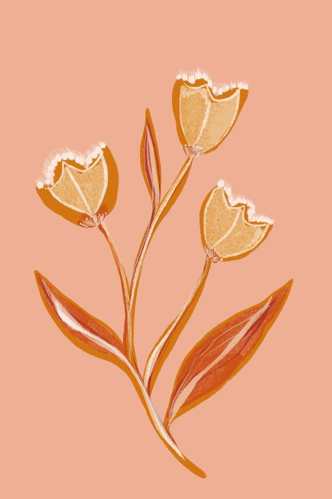 Botanical Floral II art print by Gemma Bardot for $57.95 CAD