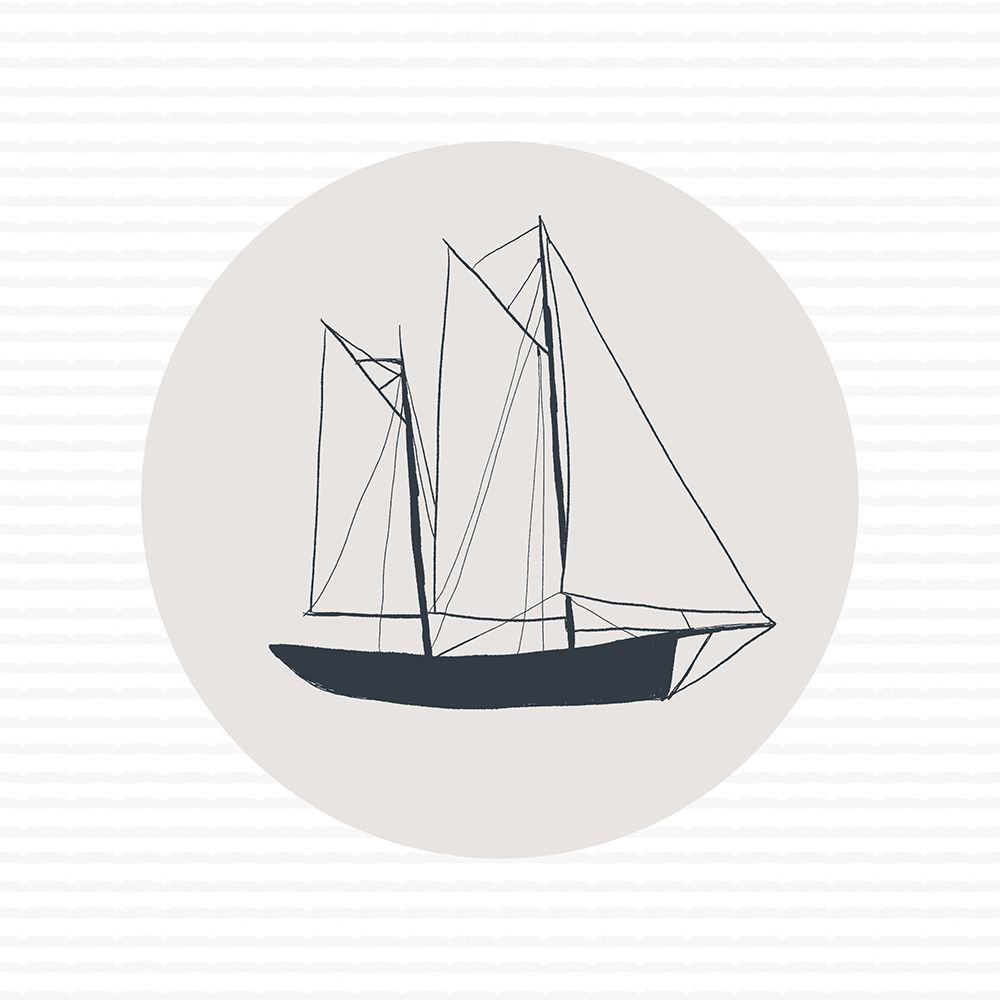 Kids Art Sail Boat 1 art print by Gemma Bardot for $57.95 CAD