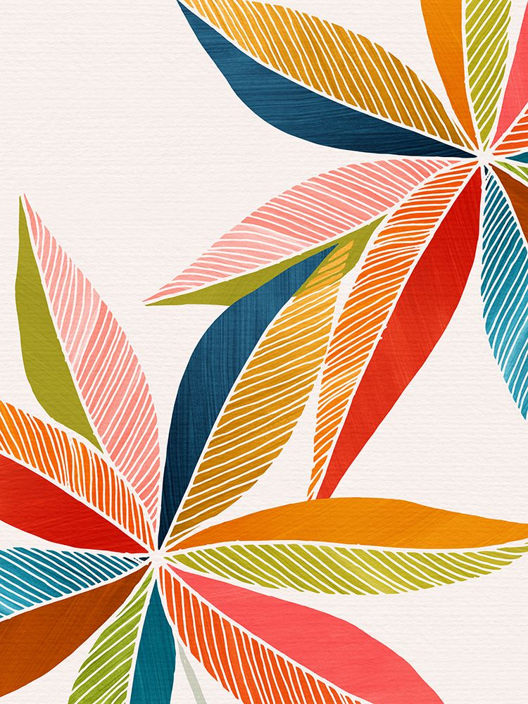 Multicolorful art print by Kristian Gallagher for $57.95 CAD