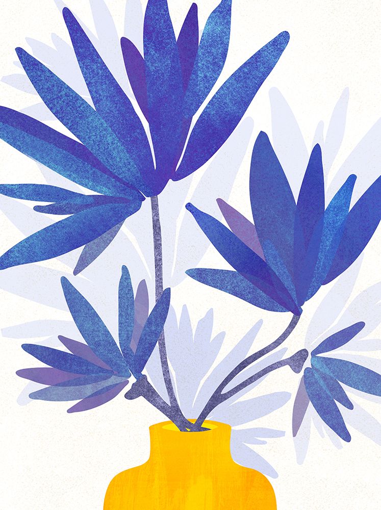 Indigo Blooms art print by Kristian Gallagher for $57.95 CAD