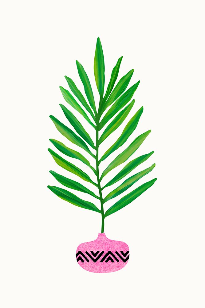 Modern Tropical Leaf art print by Kristian Gallagher for $57.95 CAD