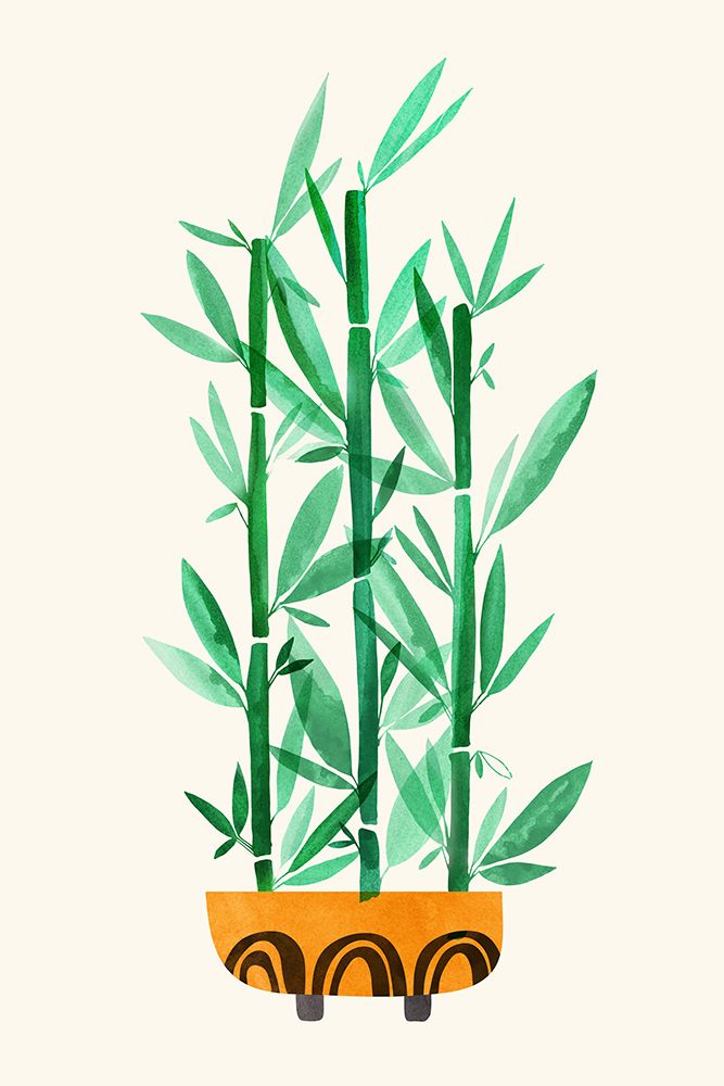 Happy Bamboo art print by Kristian Gallagher for $57.95 CAD