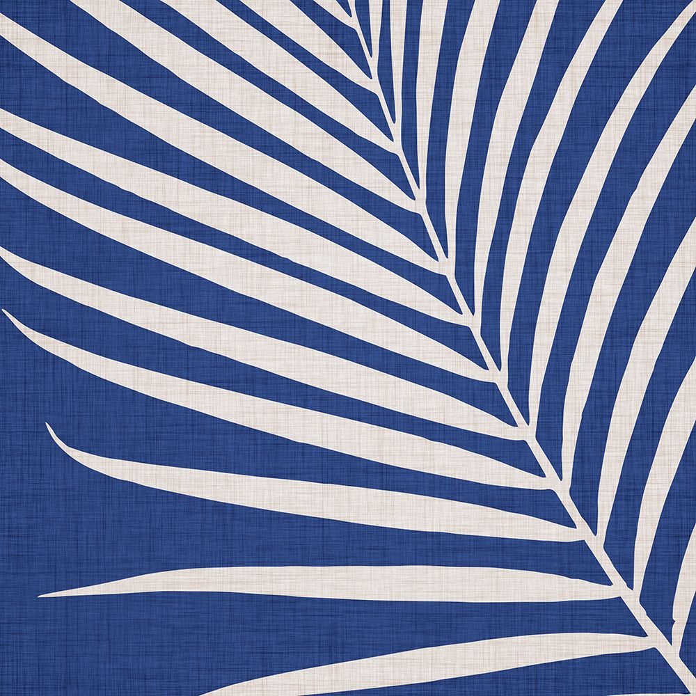 Indigo Palm Leaf art print by Kristian Gallagher for $57.95 CAD