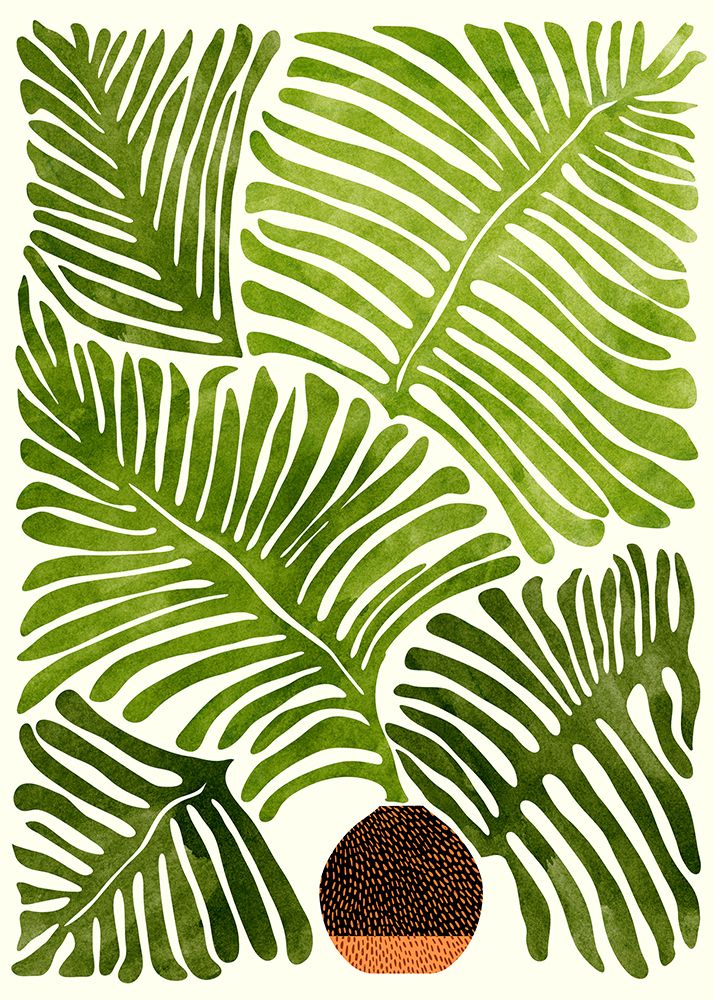 Summer Fern Tall art print by Kristian Gallagher for $57.95 CAD