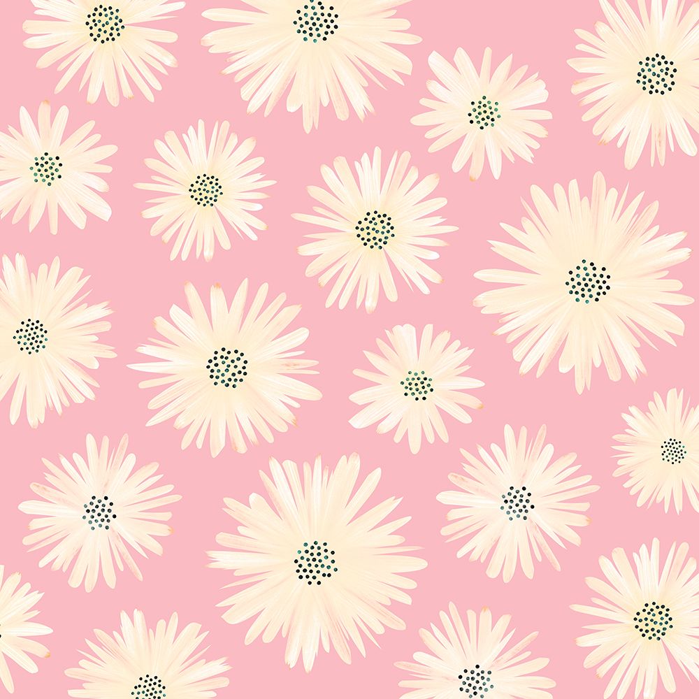 Playful Pink Floral art print by Kristian Gallagher for $57.95 CAD