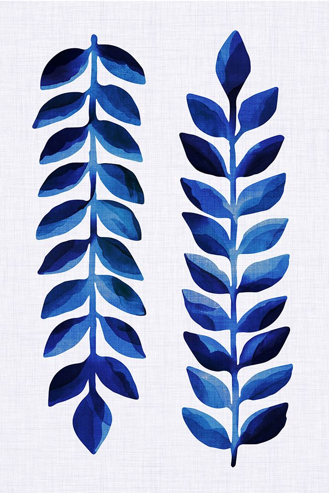 Tropical Indigo Vert art print by Kristian Gallagher for $57.95 CAD