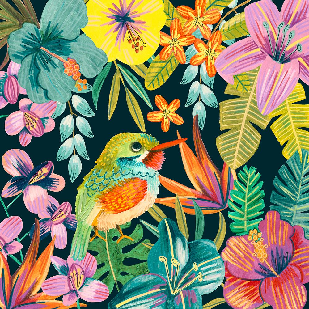 Tropical Bird art print by Caroline Bonne Muller for $57.95 CAD
