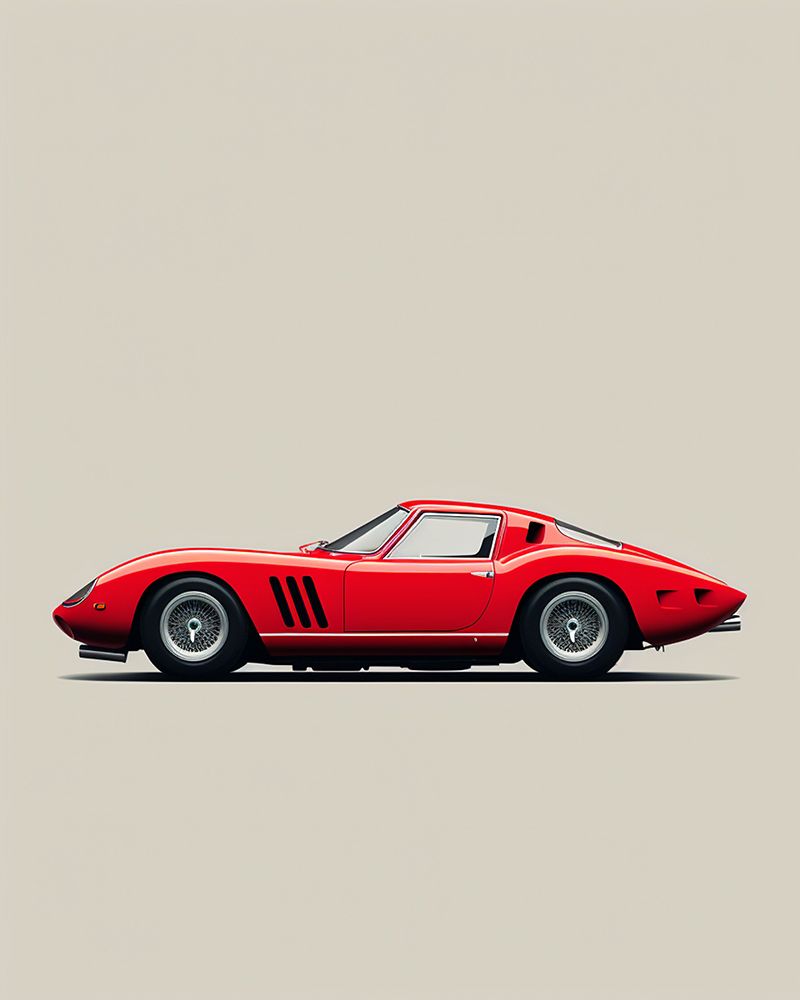 1962 Ferrari 250 Gto.png art print by Emiliano Deificus for $57.95 CAD