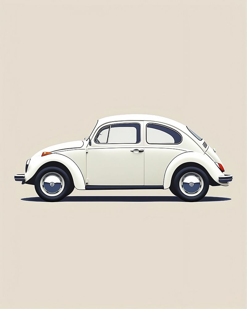 1967 Volkswagen Beetle.png art print by Emiliano Deificus for $57.95 CAD