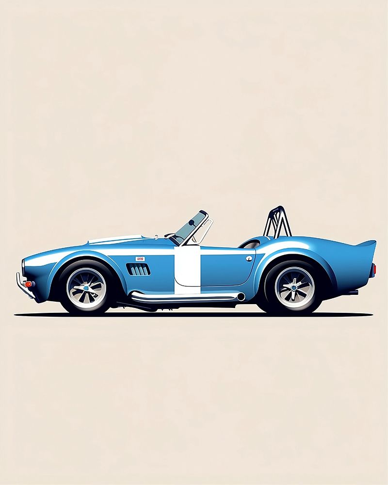 1965 Shelby Cobra 427.png art print by Emiliano Deificus for $57.95 CAD